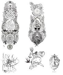 Full Sleeves Sailor Tattoo Designs By Kara Alvama D60wztr Png 2184 2608 Viking Tattoos Tattoo Designs Tattoos