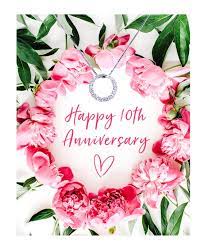 Here are some 10th wedding anniversary traditions, gifts, and ideas to help you plan a romantic and memorable celebration. 10th Wedding Anniversary Necklace Silver And Zircon Crown Etsy