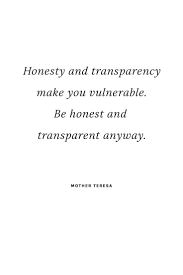 Honesty And Transparency Make You Vulnerable Be Honest And Transparent Anyway Inspiring Quotes Fo Mother Teresa Quotes Honest Quotes Inspirational Quotes