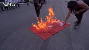 Discover and share the best gifs on tenor. Hagia Sophia Discord Greek Protesters Burn Turkish Flag Ankara Athens Trade Insults After Site S 1st Muslim Prayer In Decades Rt World News