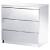 Bedside Mirrored Drawers