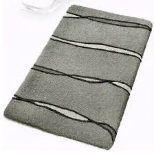 The brenda bath rug is a large and. Gray Bathroom Rugs Flow Contemporary Bath Mats By Vita Futura Houzz