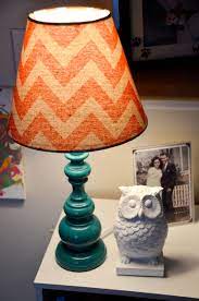 1940's 50's glass lamp shades (1) Dollar General Ross Find Always A Bargain Shopper Chevron Lamp Shade Lamp Base From Dollar General Owl Is A Bookend I Decor Lamp Shade Home Crafts