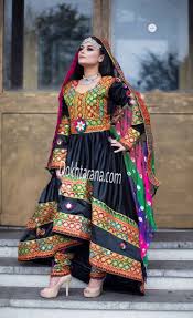 Black Afghani Dress Afghan Dresses Afghani Clothes Afghan Fashion