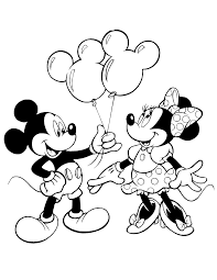Free download 38 best quality minnie mouse birthday coloring pages at getdrawings. Mickey And Minnie Mouse Coloring Pages To Print For Free Coloring Home
