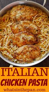 Italian Chicken Pasta Italian Chicken Pasta Chicken Recipes Pasta Nutrition