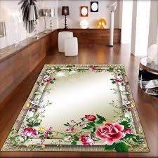Else Hali Damask Siyah Beyaz 3d Modern Dekoratif Salon Mutfak Halisi