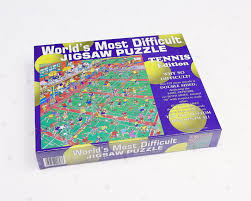 Some hold guinness world records as the biggest. Tennis Puzzle For Adults Double Sided Jigsaw Puzzle Etsy Difficult Puzzles Hard Puzzles Difficult Jigsaw Puzzles