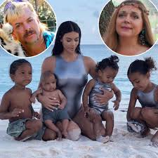 Kim just surpassed kylie jenner as the richest in the kardashian family thanks to a $200 million kkw beauty deal with. See Kim Kardashian Kids Tiger King Themed Halloween Costumes E Online