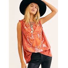 Free People Tops Wrangler Oversized Tiger Graphic Tshirt Poshmark