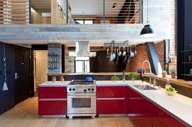 red kitchen cabinets: pictures, ideas