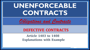 Compensation shall take place when two persons, in their own right, are creditors and debtors of each other. Voidable Contracts Article 1390 1402 Defective Contracts Obligations And Contracts Youtube