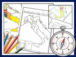 Renaissance Italy City States Map Activity Google Classroom Printable