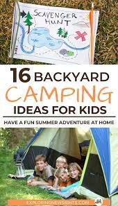 Backyard Camping Tips To Make It A Fun Family Adventure Backyard Camping Birthday Party Camping Birthday Party Backyard Camping