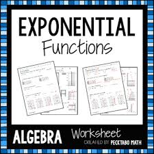 Exponential functions, while similar to functions involving exponents, are different because the variable is now the power rather than the base. Exponential Functions Worksheets Teaching Resources Tpt