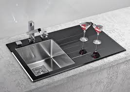black kitchen sinks, countertops and