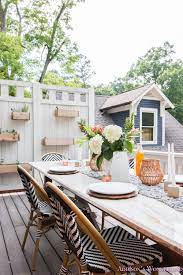 Outdoor Dining Table Decor The Cutest Bistro Chairs With World Market Outdoor Dining Table Decor Backyard Dining Table Outdoor Table Decor