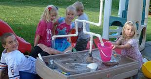 Sometimes Creative Sand Table Into Waterworks Sand Table Waterworks Kids Playing