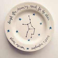 Astrologie Horoskop Tierkreis Geburt Geschenk Baby Geschenk Etsy Birth Plate Birth Gift Baby Gifts