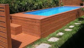 How To Convert A Steel Dumpster Container Into A Stylish Swimming Pool It S Easier Than You Think Che Backyard Pool Dumpster Pool Backyard Landscaping Plans