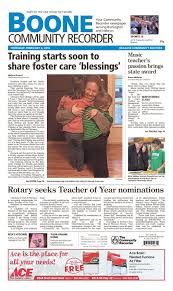 Boone community recorder 020416 by Enquirer Media