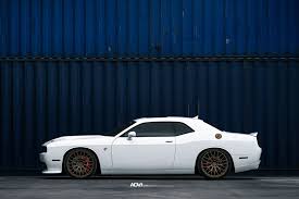 White Car Black And Bronze Wheels White Hellcat Challenger On Bronze Adv 1 Wheels Yay Or Nay Bronze Wheels Car Parts And Accessories Hellcat Challenger