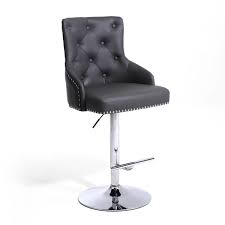 Check spelling or type a new query. Grey Faux Leather Adjustable Bar Stool Rocco Furniture123