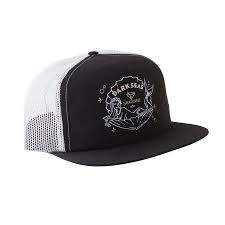 Black And White Baseball Cap Dark Seas Shanghai D Trucker Hat Black White Hats For Men Hats Black