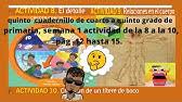 Check spelling or type a new query. Quinto Cuadernillo De Cuarto A Quinto Grado De Primaria Semana 1 Actividad 3 Y 4 Pag 7 8 Y 9 Youtube