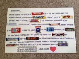 40th Birthday Candy Bar Card Candy Bar Poems Bar Card Candy Poems