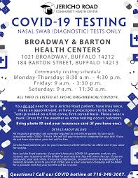 Jericho Road To Offer Walk In Covid 19 Testing 6 Days A Week Wgrz Com