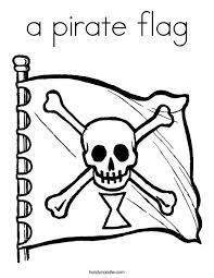 Coloringanddrawings.com provides you with the opportunity to color or print your pirate flag to cut drawing online for free. A Pirate Flag Coloring Page Twisty Noodle