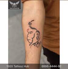 Lord Hanuman Tattoo By Pankaj Sharma Hanuman Tattoo Trishul Tattoo Designs Shiva Tattoo Design