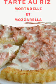 Tarte Au Riz Avec Mortadelle Et Mozzarella Un Delicieux Et Copieux Plat Unique Economique Et Tres Facile A Realiser Une Tarte Au Riz Recettes De Cuisine Riz