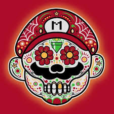 Sugar Skull Mario Sugar Skull Art Drawing Sugar Skull Art Art Lessons