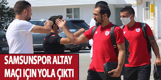 Lig, ligler, ziraat türkiye kupası, futbol. Samsunspor Altay Maci Icin Yola Cikti