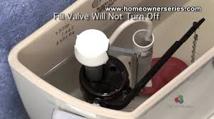 How To Fix A Toilet Diagnostics Fill Valve Youtube