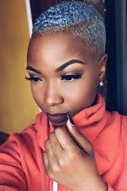 Just one look at this freshly styled bob is enough to fall in love. Shaved Hairstyles For Black Women Essence