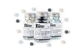 Each 100gm jar prevents two plastic toothpaste tubes going to landfill. Bite Bits Are All Natural And Plastic Free Packaging Alternatives For Toothpaste