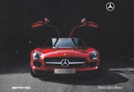 Mercedes Benz Sls Amg Factory Issued Postcard Germany 2010 1 Of 7