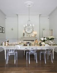 Dining Room Party Table Decoration White Grand Beautiful Livingetc Ghost Chair Dining Room Luxury Dining Room Acrylic Dining Chairs