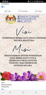 Misi diciptakan untuk memberikan arah dan. Unit Kokurikulum Visi Dan Misi Kpm