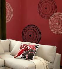 Black And White Wall Stencil Designs Red Wall Art Stencils Stencils Wall Stencil Wall Art Large Wall Stencil