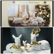 Grandeur Noel Porcelain Deer Family Collector S Edition 1999 Christmas Reindeer Ebay Christmas Collectibles Christmas Reindeer Christmas Deer