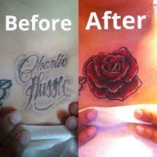 Rose Name Cover Up Tattoo Name Cover Up Tattoos Up Tattoo Cover Up Tattoo