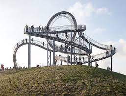 Tiger And Turtle Magic Mountain A Walkable Roller Coaster Sculpture In Duisburg Germany There Should Be One Of These Roller Coaster Walkability Roller