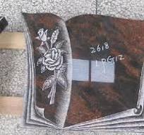 High Quality Customized Size Book Shape Granite Carving Headstone  Columnbarium, Slant Beveled Shape Markers Hand Carving, Machine Carving  Memorial Monument