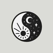 Sun Moon In Yin Yang Two Halves Of One Balanced Whole Yin Yang Art Yin Yang Tattoos Moon Tattoo