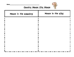 The City Mouse And The Country Mouse Worksheets Buscar Con Google Kindergarten Lesson Plans Mouse Writing Activities