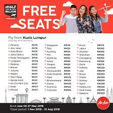 If you are big members, mark your calendar for 11 november to enjoy more discount when you log in and book. Airasia Free Seats May 2018 Airasia Sale Promotion 2020